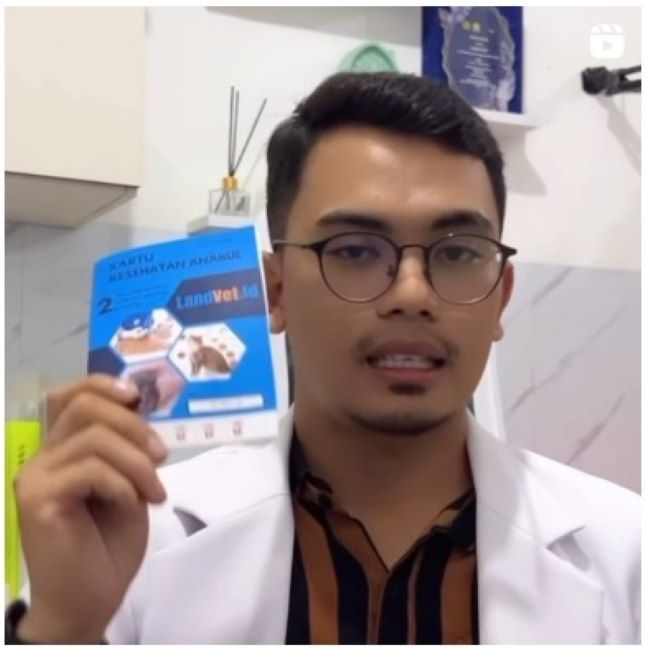 drh. Irlandi Dokter hewan Surabaya - Photo by LanVet.id Instagram