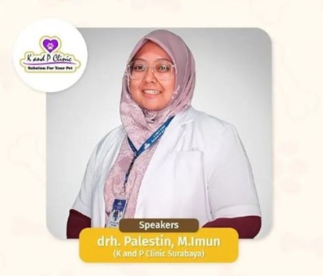 drh. Palestin M. Imun Dokter Hewan Surabaya - Photo by K and P Clinic Instagram